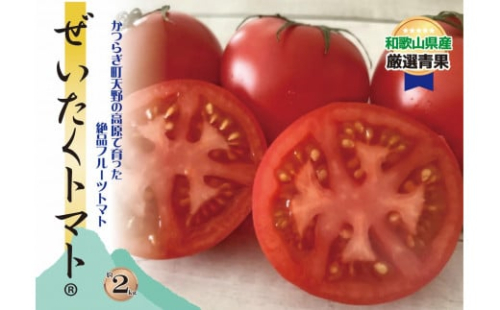 【旨すぎる】こだわり絶品高原とまと【フルーツトマト約２kg】★7月中旬以降発送★