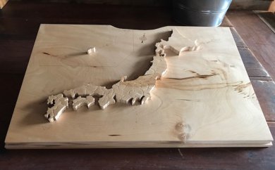 一枚板から製作した「木製の日本地図パズル」［M0003］ 8173 - 岐阜県飛騨市