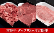 【定期便】常陸牛 たっぷりセット 3ヶ月連続  定期便 お肉 牛肉