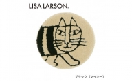 C190　5色から選べるLISALARSON リサ・ラーソン チェアパッド35cm 丸　同色2枚ｾｯﾄ【ブラック（マイキー）】