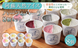 1つのカップに2種類のジェラートを詰めました！ジャージー牛乳の「スペシャルミルク」ジェラートと、果物や野菜などのジェラートを半分ずつ詰め込んだ贅沢な「ハーフ＆ハーフ」ジェラートです。阿蘇小国地域のジャ