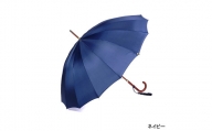 【前原光榮商店】婦人用雨傘 トラッドクラシコ〈手元：ヒッコリー〉名入れ可 (カラー：ネイビー)