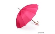【前原光榮商店】婦人用雨傘 トラッドクラシコ〈手元：ヒッコリー〉名入れ可 (カラー：フューシャ)