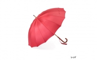 【前原光榮商店】婦人用雨傘 トラッドクラシコ〈手元：楓〉名入れ可 (カラー：レッド)