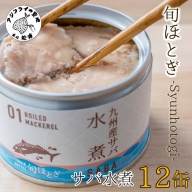 【B2-081】缶詰工場直送　伝統のさば缶「旬ほとぎ」水煮12缶