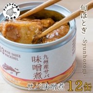 【B2-114】缶詰工場直送　伝統のさば缶「旬ほとぎ」味噌煮12缶