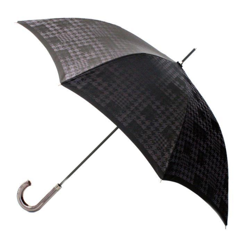 槙田商店【紳士晴雨兼用】長傘 monotone 千鳥チェック FAA5026 83942 - 山梨県富士河口湖町