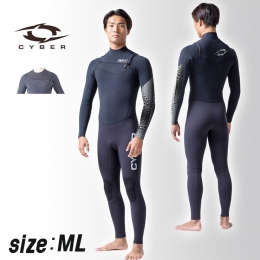 大人から子供まで幅広い層に人気のスポーティーなブランドCYBERが企画した秋から初冬用ウエットスーツ。ボデイ3mm 袖2mm仕様フロント側にショートファスナーを使用機能性が高く動きやすい人気モデルにな