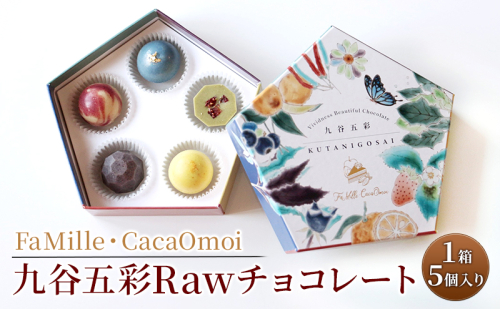 九谷五彩Rawチョコレート スイーツ お菓子 洋菓子 低温調理 酵素 ビタミン ミネラル 栄養素 上品な香り Rawカカオ スーパーフード 栄養豊富 化粧箱入り 手土産 お土産 贈り物  844815 - 石川県能美市
