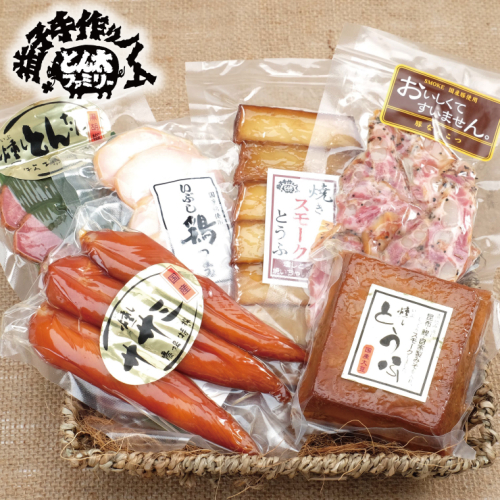 【ギフト対応可】とん太のおつまみ燻製6品セット（AF019） 845400 - 栃木県益子町