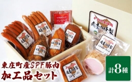 【ふるさと納税】東庄町産SPF豚肉＆ハム・ソーセージ等8点詰め合わせセット