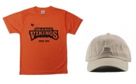 定番のオレンジTシャツ（LLサイズ）＆選手考案のキャップセット【衣料 ファッション 人気 おすすめ 送料無料】