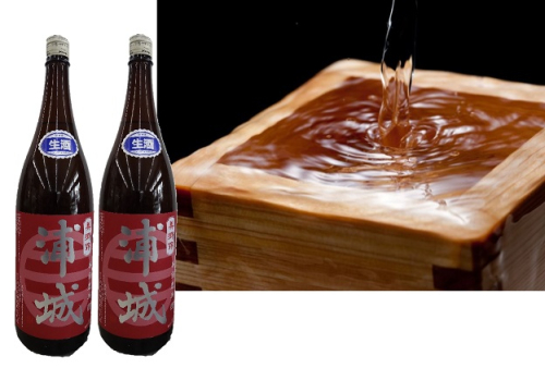 【生酒】純米吟醸無濾過原酒「赤浦城」1.8L×2 お酒 日本酒 純米吟醸酒  85373 - 秋田県五城目町
