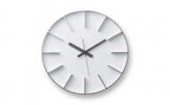 Edge Clock/ホワイト（AZ-0115 WH）Lemnos レムノス 時計 [№5616-0345]
