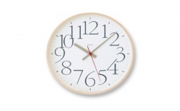【ふるさと納税】AY clock RC［電波時計］/ ホワイト （AY14-10 WH）Lemnos レムノス 時計 [?5616-0357]