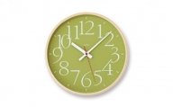 AY clock RC［電波時計］/ グリーン（AY14-10 GN）Lemnos レムノス 時計 [№5616-0359]