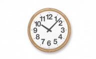 Clock A/ ナチュラル（YK21-15NT）Lemnos 掛け時計[№5616-0668]