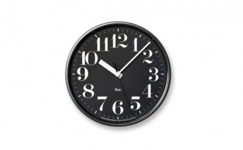 RIKI STEEL CLOCK［電波時計］/ブラック（WR08-25 BK）[№5616-0703]