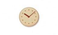 Paper-Wood CLOCK dot/オレンジ（DRL19-07OR）レムノス Lemnos 時計[№5616-0948]