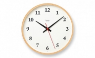 Plywood clock［電波時計］/ ナチュラル（LC22-02W NT）[№5616-1026]