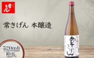 常きげん　本醸造（720ml)　鹿野酒造 石川県 加賀市 北陸 F6P-1389
