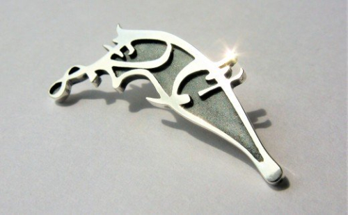 織田信長公　麒麟の花押ブローチ(大)[016K04] 85794 - 愛知県小牧市