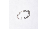 pearl bracelet silver men's【1344014】