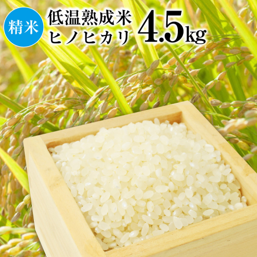 BE111 低温熟成米（ヒノヒカリ・精米）　4.5kg(米袋×1袋) 86086 - 長崎県島原市