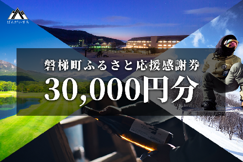 町内の星野リゾートでも利用可　磐梯町ふるさと応援感謝券（30,000円分） 86145 - 福島県磐梯町