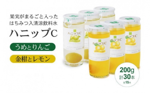 果実入り清涼飲料水 ハニップC2種類セット 86282 - 和歌山県上富田町