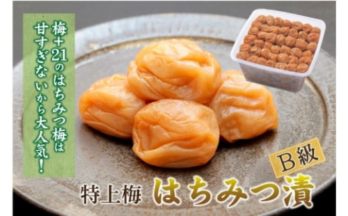 紀州南高梅 徳用 はちみつ梅 1.5kg×1箱 ［Kn7］ 86298 - 和歌山県上富田町
