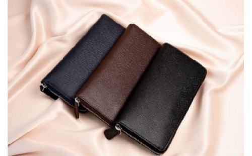 I-19　サフィアーノラウンド長財布　ネイビー 863976 - 兵庫県たつの市