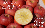 No.2313りんご「こうとく」家庭用3kg【2024年度発送】