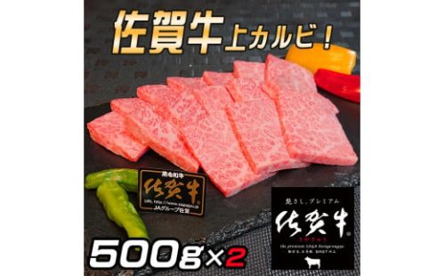 佐賀牛　上カルビセット1Kg J780