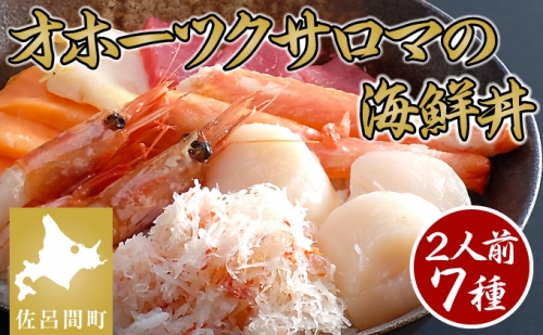 海鮮丼の具 7種2人前 なまら美味い！これがサロマの海鮮丼！ 【A