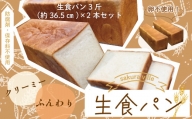 22-355．sakura ville特製 四万十の生食パン2本セット