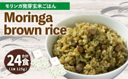 【ふるさと納税】MorinGa brown rice(モリンガ発芽玄米ご飯) 125g×24食 合計3kg 発芽 玄米 機能性表示食品 GABA