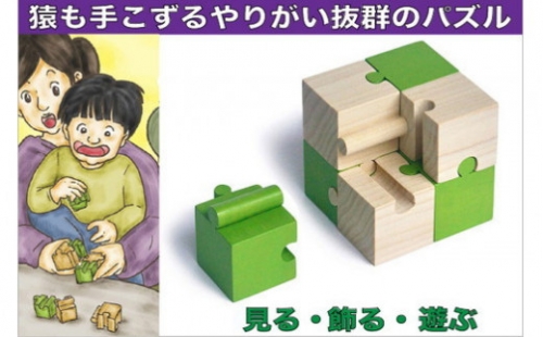 右脳強化 木のおもちゃ『モンキーパズル（8ピース）』 872465 - 長野県上田市