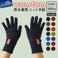 光吸収発熱ウール「ウォームファーム　ニット手袋」
