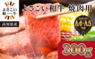 高知県産　よさこい和牛　焼肉用　約300g