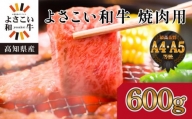 高知県産　よさこい和牛　焼肉用　約600g