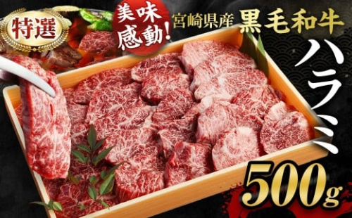＜宮崎県産黒毛和牛特選ハラミ500g＞ 88164 - 宮崎県高鍋町