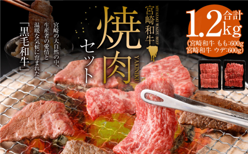 ＜宮崎和牛焼肉セット計1.2kg＞ 88278 - 宮崎県高鍋町