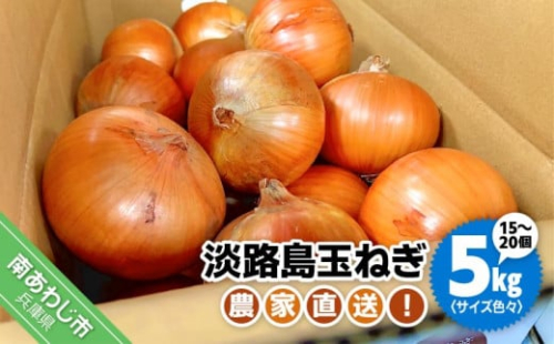 農家直送！淡路島玉ねぎ ≪５kg！サイズ色々≫