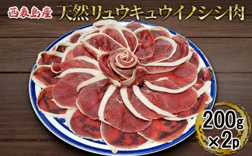 西表島産イノシシ肉(スライス・200g×2パック) 88725 - 沖縄県竹富町