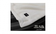 ＜キングサイズ＞tussah SILK 贅沢シルク100%(毛羽部分)毛布　SILK-K【1387525】