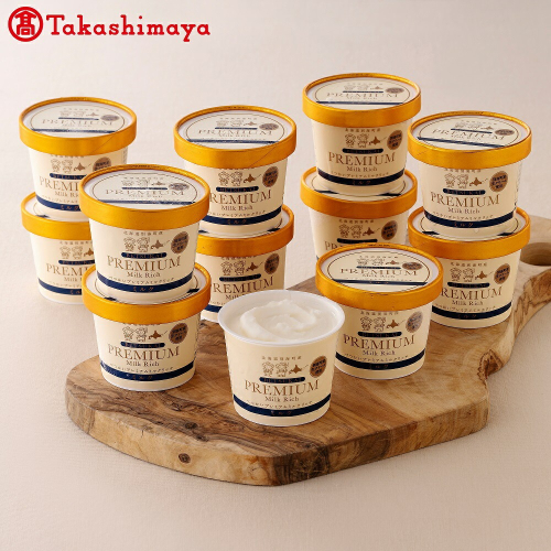 〈べつかい乳業興社〉 プレミアムミルクリッチ12個【高島屋選定品】【TK0000056】 895943 - 北海道別海町
