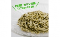 ＜生麺＞もちもち触感のモリンガ麺10食セット【1387632】
