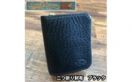ジャバラ式 二つ折り財布(ブラック)【1388590】