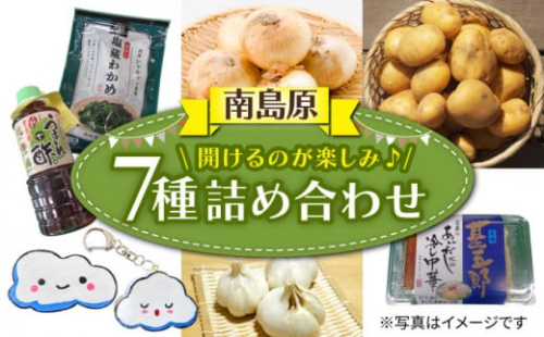ほかにわない Only Oneのびっくり箱  / 野菜 じゃがいも 玉ねぎ にんにく わかめ あごだし 冷やし中華 酢 木工マグネット キーホルダー / 南島原市 / ほかにわ共和国八雲寮 [SEQ002]